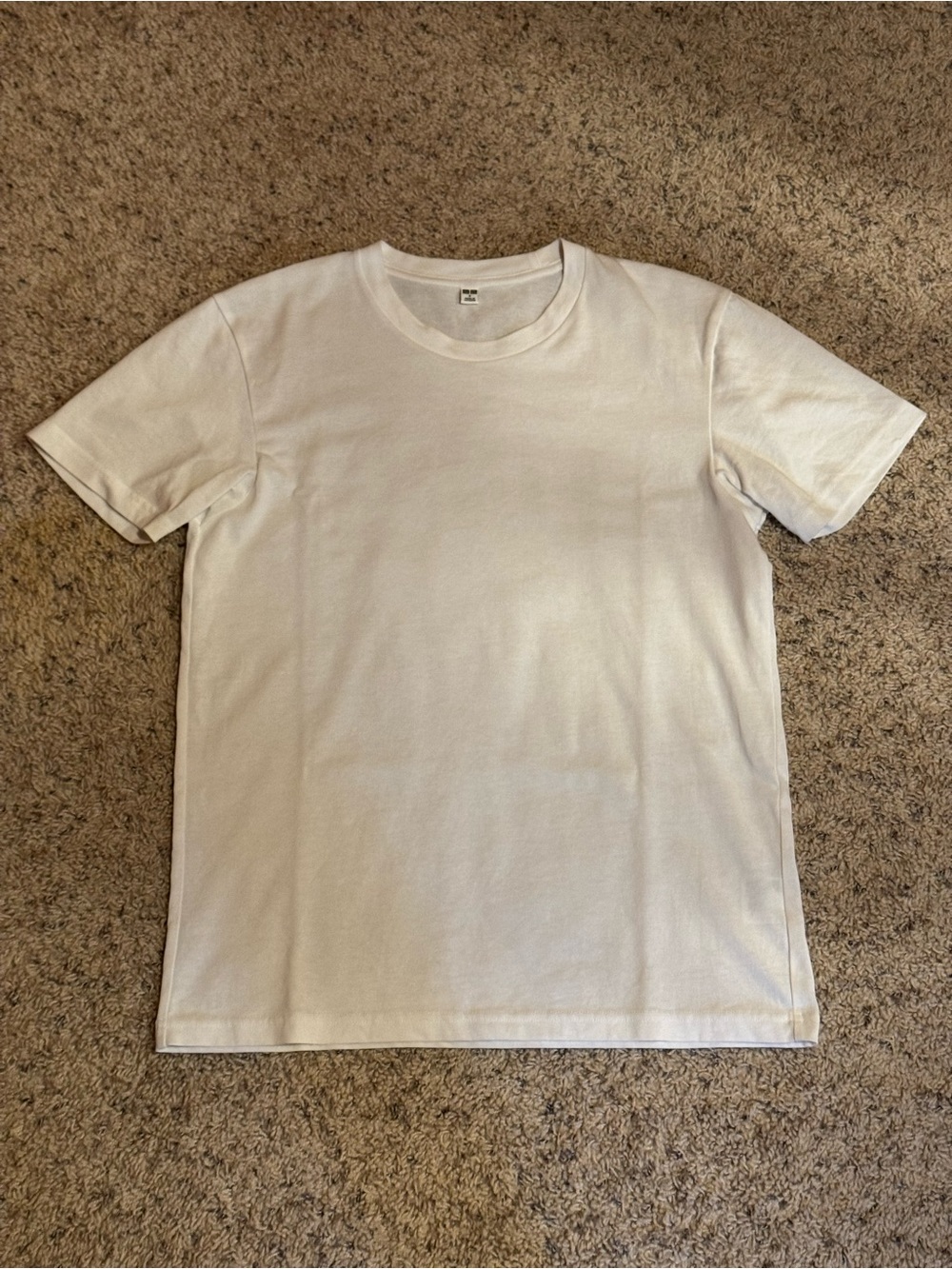 Uniqlo White Short-Sleeve T-Shirt - Size Small